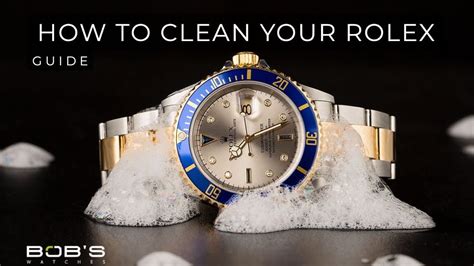 how to clean Rolex